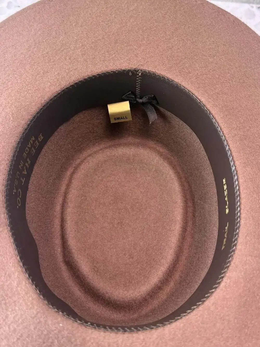 Bee Hat Co. Brown Wool Felt Trail Blazer Hat Small